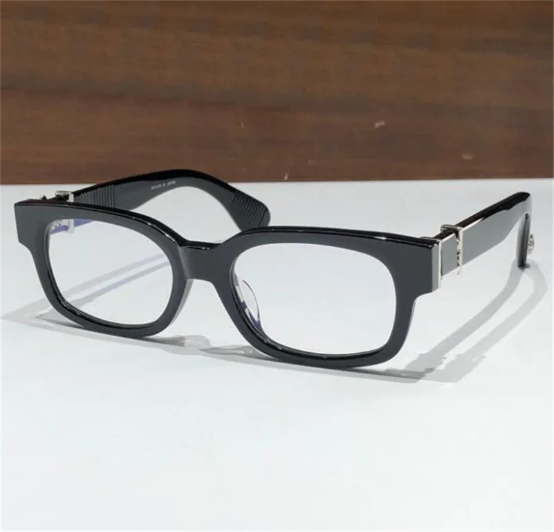 Nuovo design alla moda da uomo, montatura quadrata ottica 8233 retrò in acetato, stile semplice e popolare, forma versatile_voghion.com