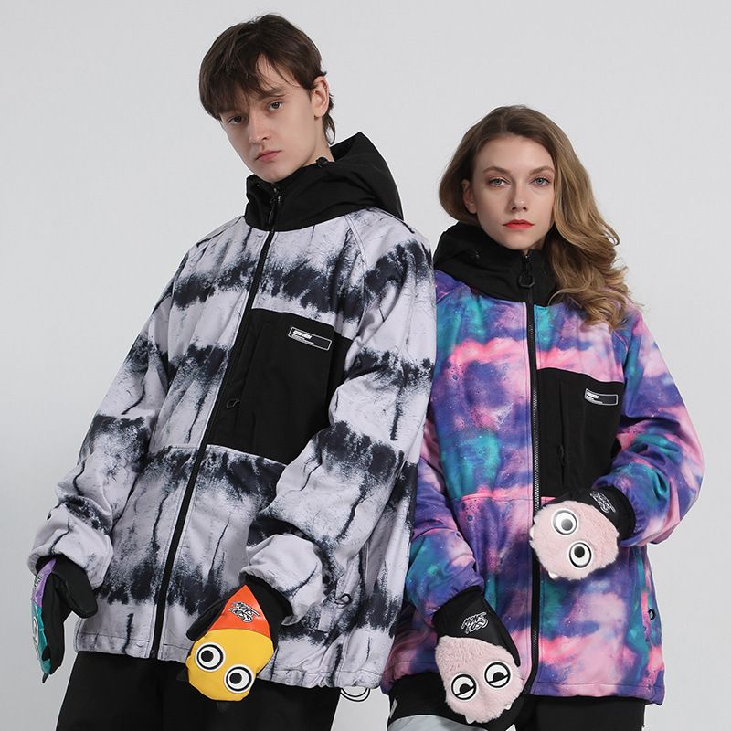 Snowsuit woman thickened warm double board with new star snowboard hoodie man_voghion.com