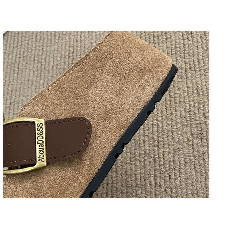Women's Mary Jane Burkon Toe, Half Slip, Versatile, Single Toe Loafers_voghion.com