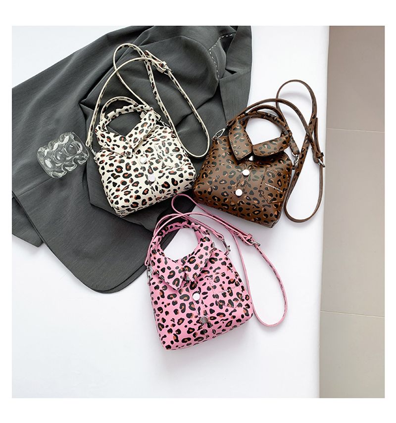 2024 neue PU trendige personalisierte täglic Leopardenmuster kleine Tasc einfac Damentasc Umhängetasc_voghion.com