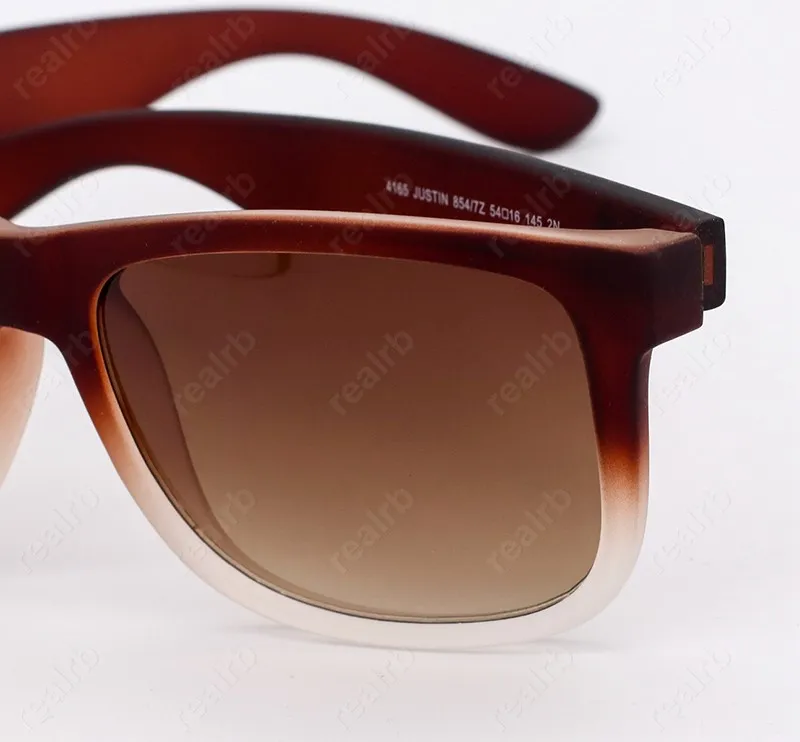 Gafas de sol polarizadas Justin 4165 de 55 mm para hombre y mujer, de alta calidad, con montura de nailon y accesorios._voghion.com