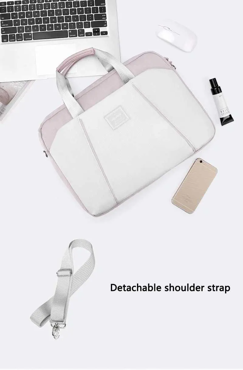 Borsa per laptop da donna, impermeabile, per notebook e-book, borsa per computer, tracolla singola, valigetta per tablet e PC, custodia per gadget_voghion.com