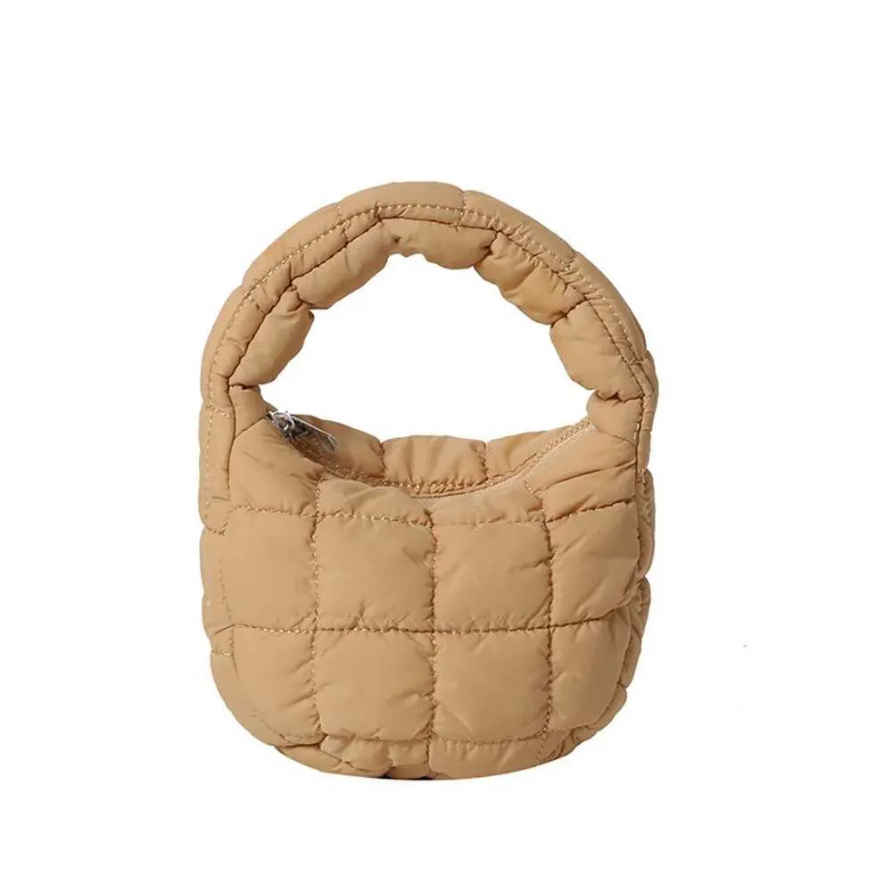 Quilted Shoulder Bag For Women Puffy Dumpling Handbag Fashion_voghion.com