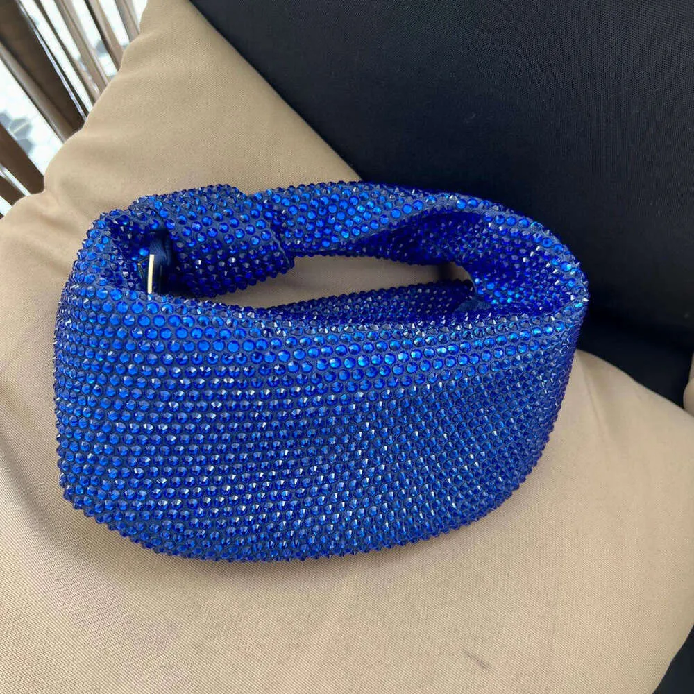 Designer Knotted Crsytal Rhie Dia Cloud Women's Handbag Bg Shiny Evening Bag Dinner Party Clutch Purse_voghion.com