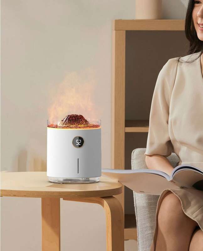 Jellyfish Ring Aromatherapy Machine Colorful Light Rechargeable Automatic Fragrance Spray Bedroom Desktop_voghion.com