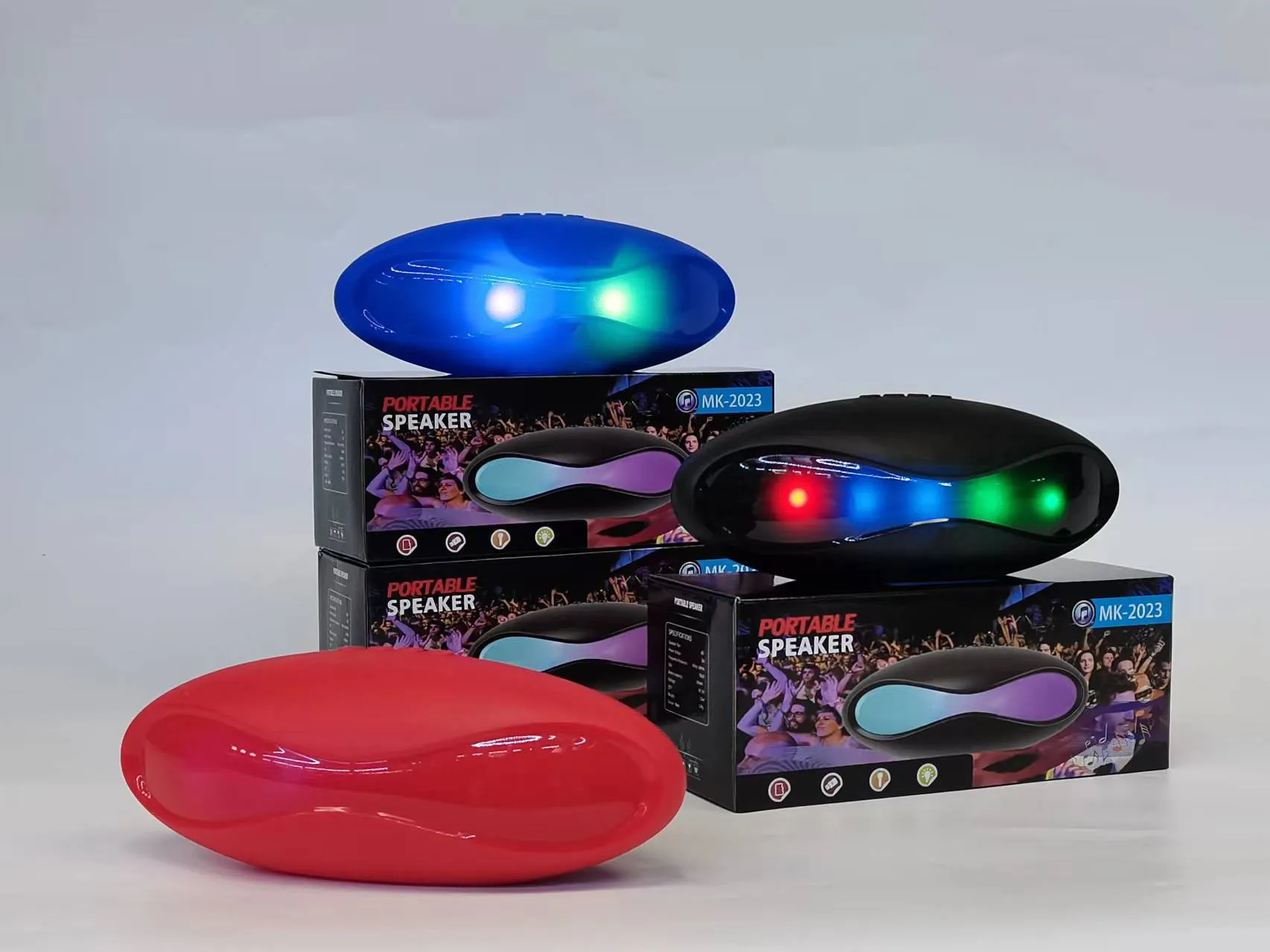 New Rugby Mini Bluetooth Speaker Portable Wireless Speakers Sound 3D Stereo Music Surround TF USB Super Bass Column_voghion.com