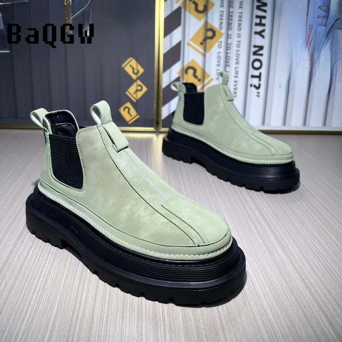 Herbst Neuankömmg Mode lässig britischen Stil Designer Motorrads tiefel bequeme hochwertige Winter warme Herren schuhe_voghion.com
