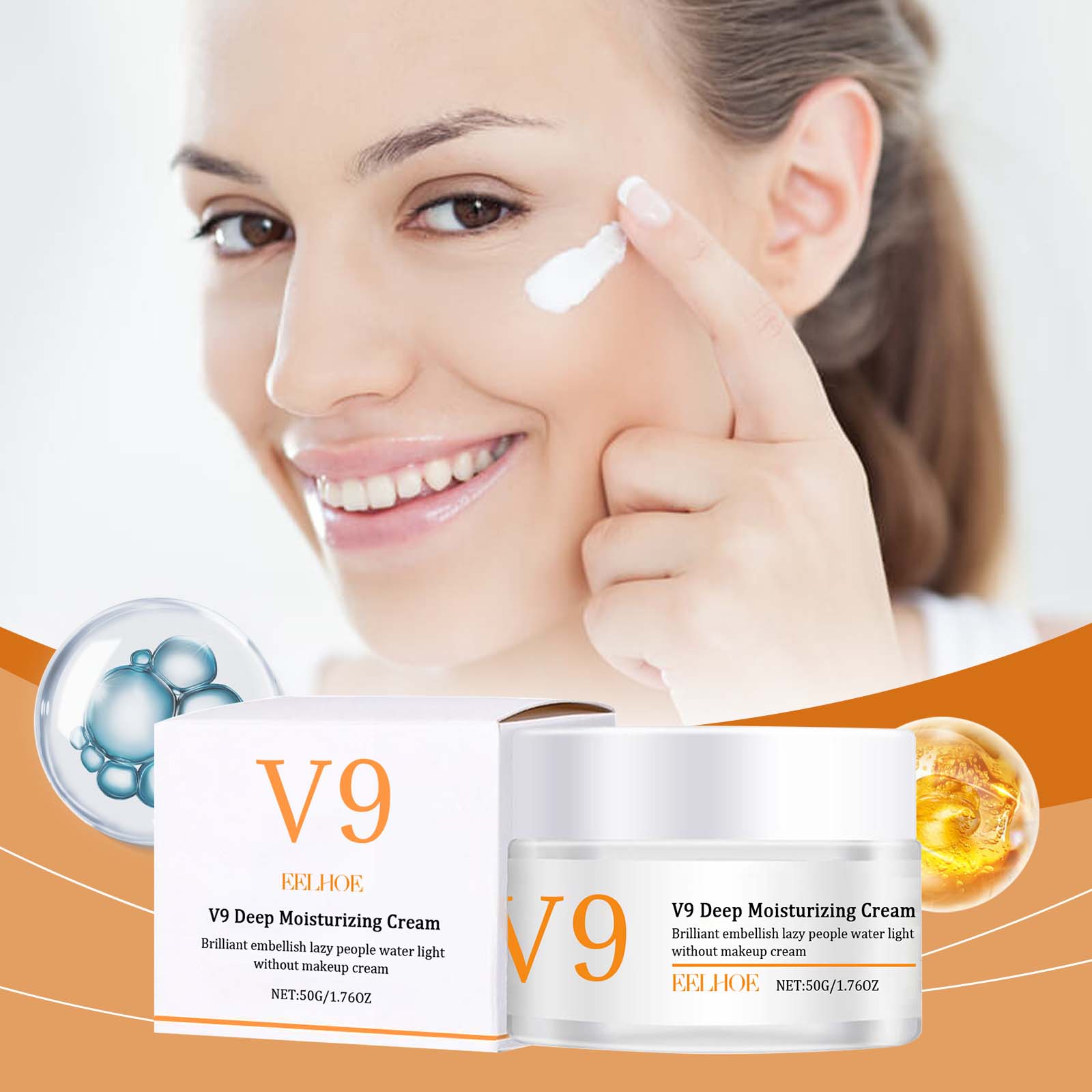 Eelhoe Deep Moisturizing Whitening Cream For Face And Eyes Hydrates And Reduces Fine Lines And Brightens Skin Whitening Cream_voghion.com