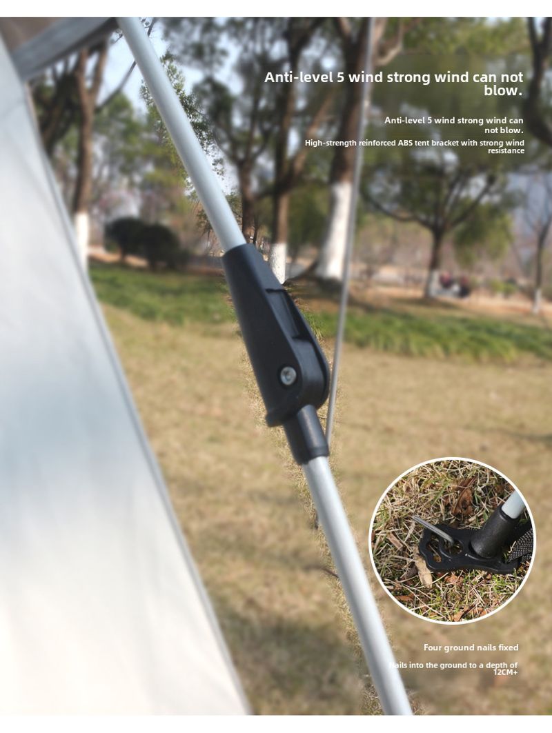 Cort de camping portabil automat, pliabil, cu deschidere rapidă, pentru mai multe persoane, rezistent la ploaie, pe toate părțile, pentru plajă_voghion.com