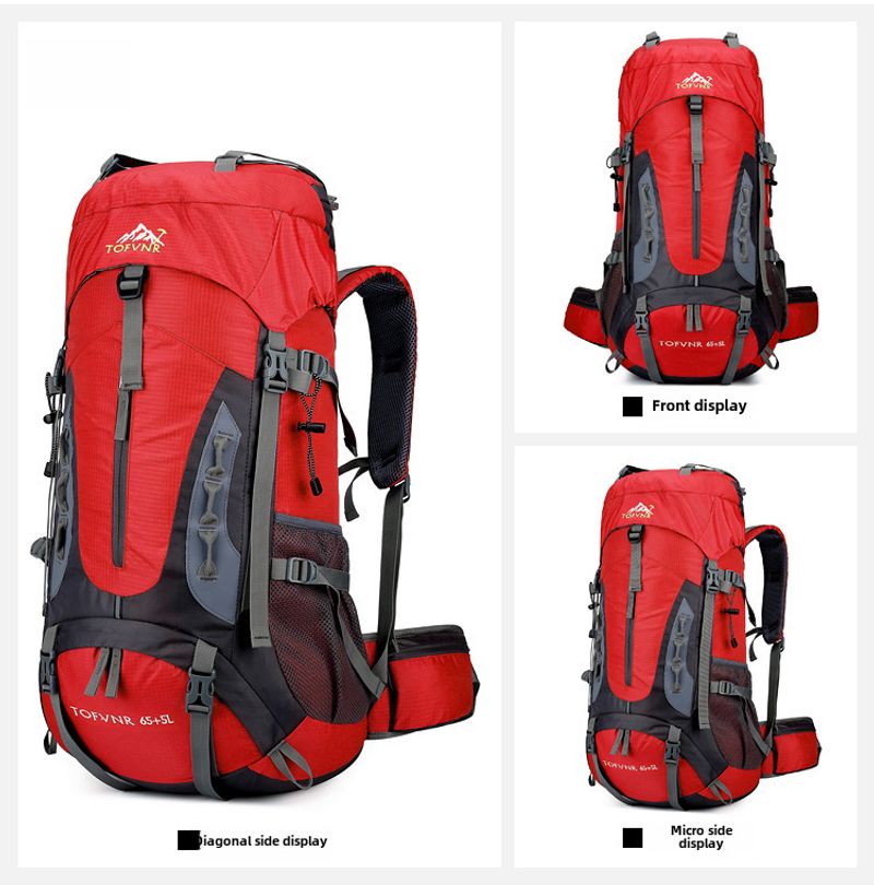 New multi-functional backpack outdoor hiking bag travel large capacity wear-resistant shoulders_voghion.com