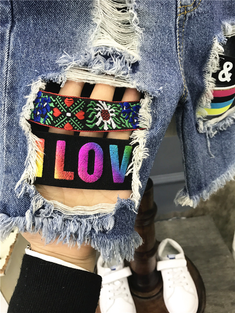 Mother&Kids Boys jeans shorts ripped pants in the little kids cool_voghion.com