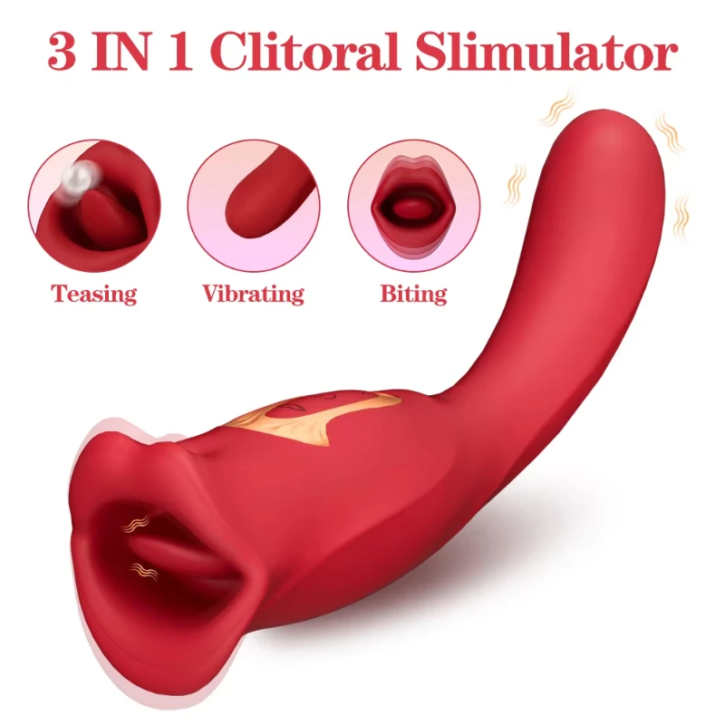 Zungenvibrator Für Intensive Klitorisstimulation Für Frauen_voghion.com