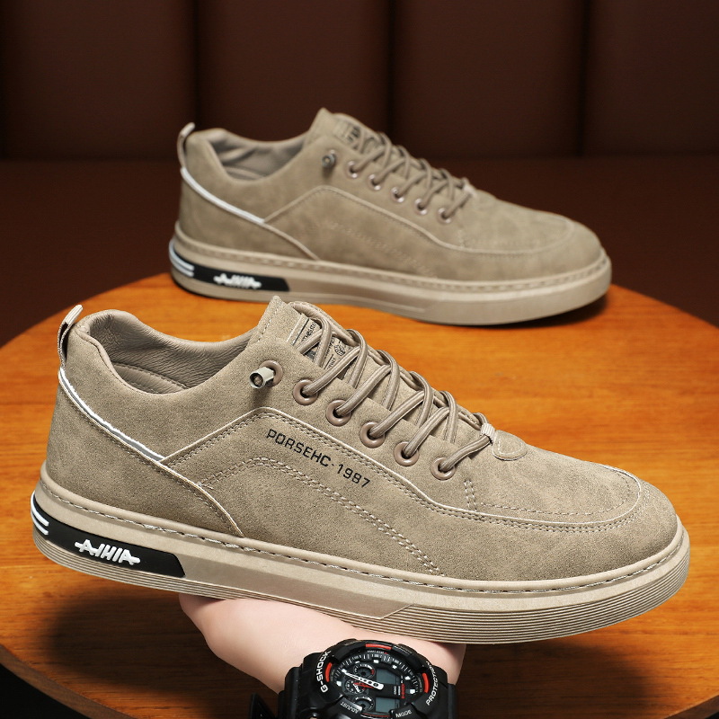 Spring New Breathable Construction Site Work Men's Versatile Anti Slip Sports Casual Board Trendy Shoes_voghion.com