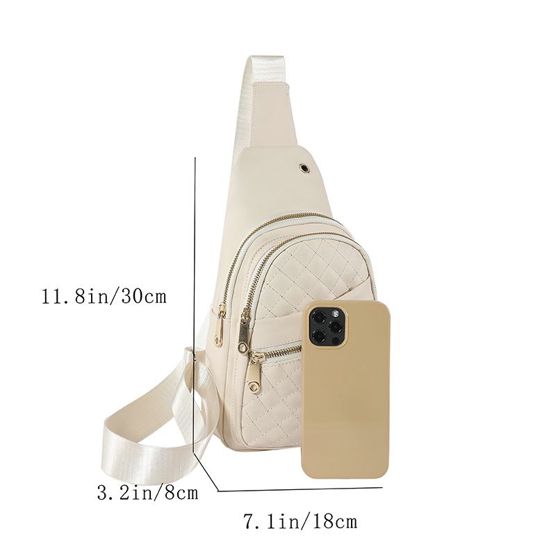 New Korean version simple breast lare capacity women's outdoor leisure embroidery thread dia rid shoulder messener_voghion.com
