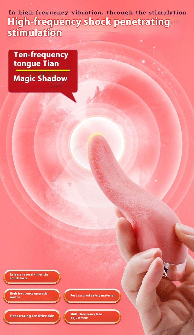 Sexspielzeug für Erwachsene, weibliche Simulationszunge, Masturbation, Lecken, Yin-Vibration, Heizspielzeug, G-Punkt-Orgasmus-Artefakt_voghion.com