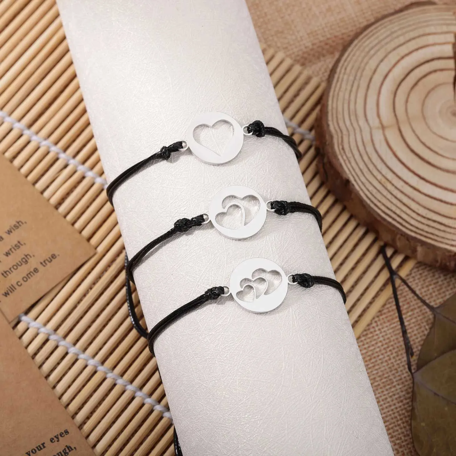 Adjustable Friendship Bracelets Sun Moon Star Set For Women_voghion.com