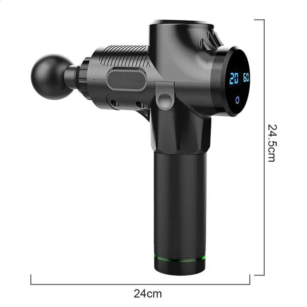 Fascial Massage Gun Electric Percussion Pistol Massager Body Neck Back Deep Tissue Muscle Relaxation Pain Relief Fiess_voghion.com