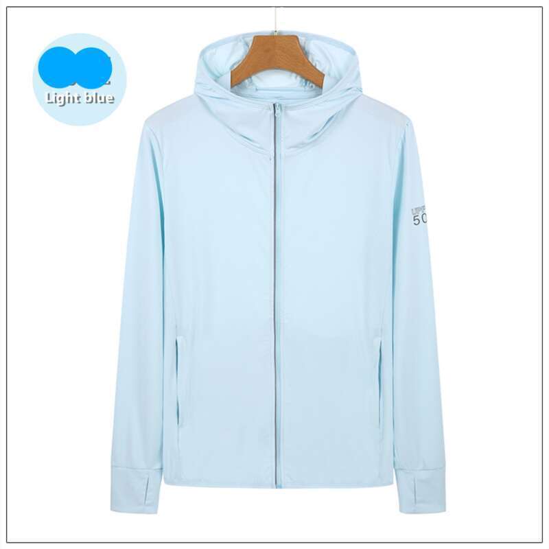 UPF50+ Nylon Ice Silk Dames Zomer UV-bescherming Dunne Huid Voor Heren Zonnebrandkleding_voghion.com