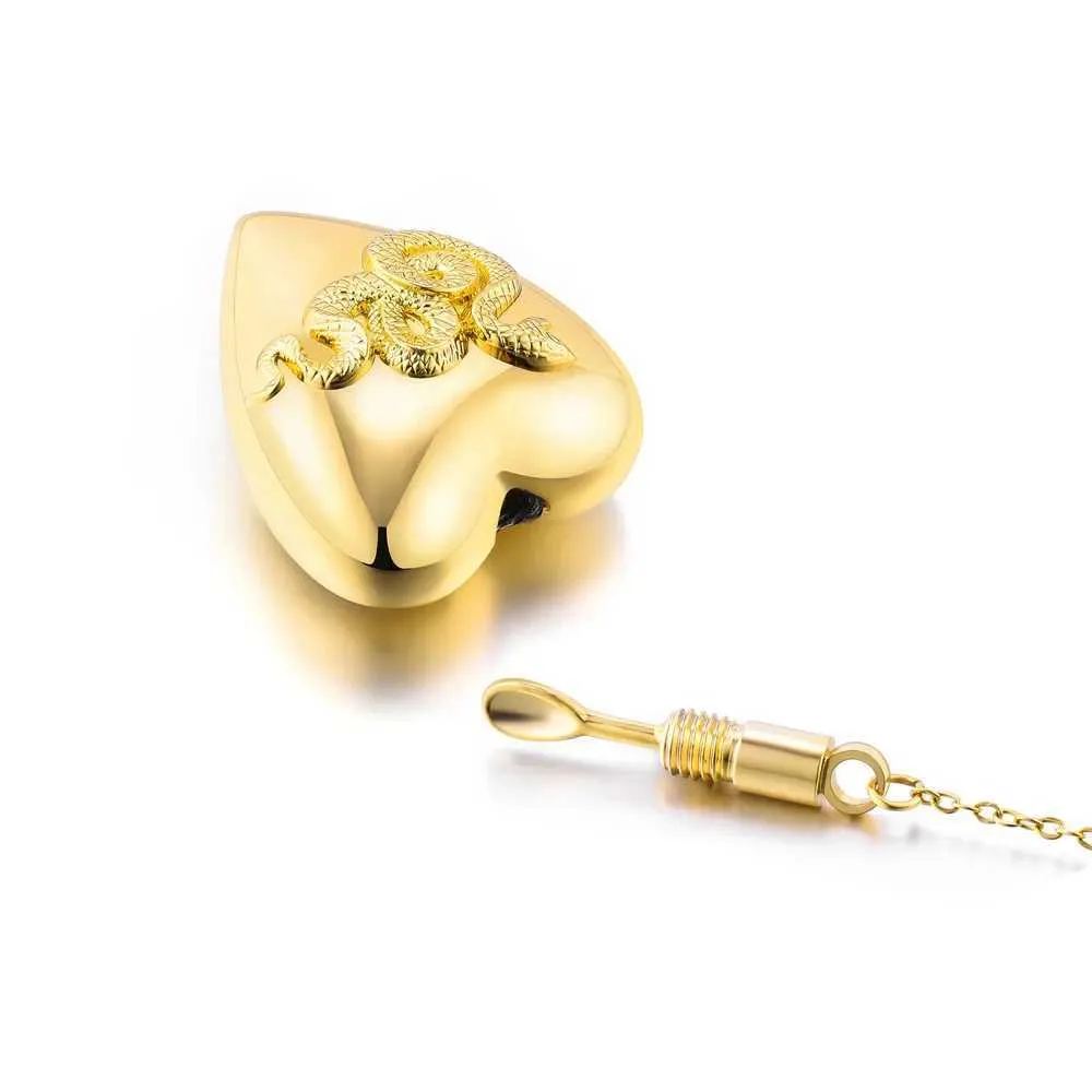 Colliers pendentifs Lana Del Rey Collier pendentif classique multifonctionnel en forme de cœur avec cuillère en 3 couleurs L2404_voghion.com