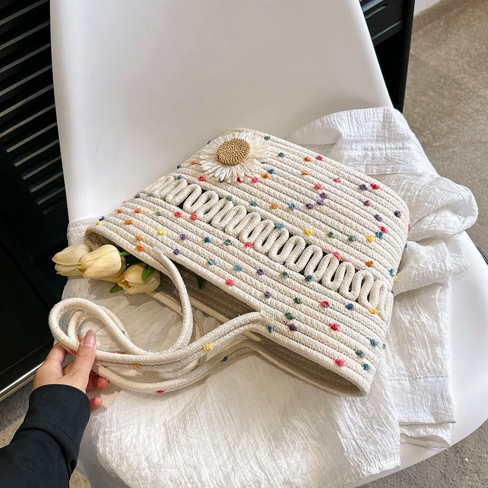 Häkeln Strand Achsel Weibliche Kupplung Frauen Tote Mode Stroh Handtasche Große Kapazität Weben Hobo Geldbörsen Weiche Achselhöhle Tasche_voghion.com