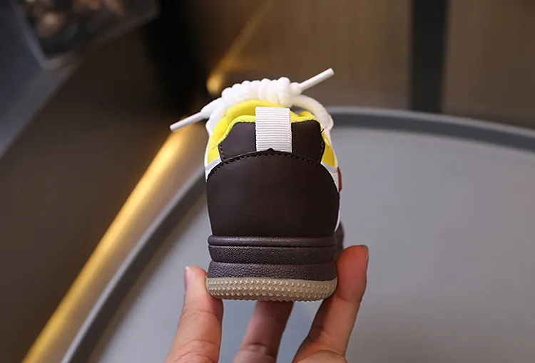 Designer Thick Bottom Versatile Kids Trainers Cutefeet for Toddler Fashion boy School Leisure Tennis Shoes Non-slip_voghion.com