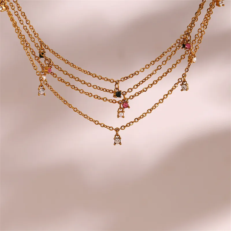 Collana con pendente minimalista per donna catena elegante_voghion.com
