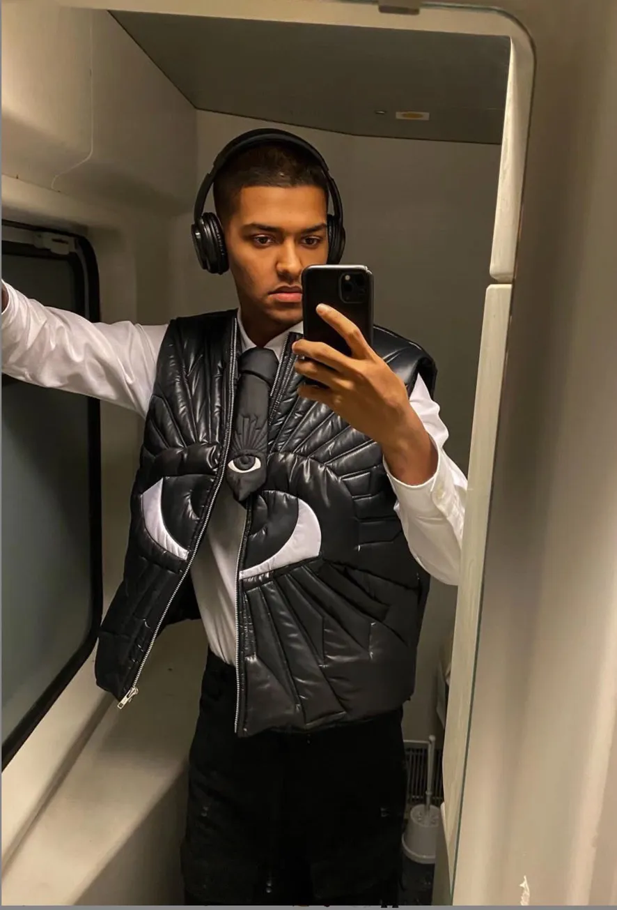Errori di casa Nylon Impermeabile Lungo Gilet di cotone d'oca Occhio della verità Sciolto Autunno e inverno Termico Funzionalità_voghion.com