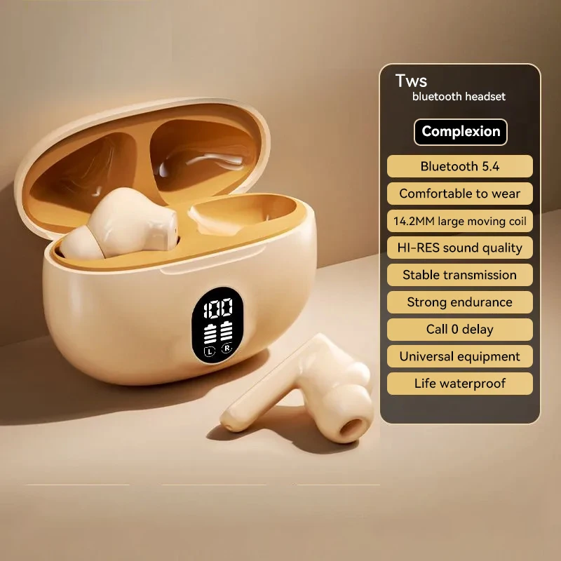 Wireless Bluetooth Earbuds In-ear Headphones With Led Display_voghion.com
