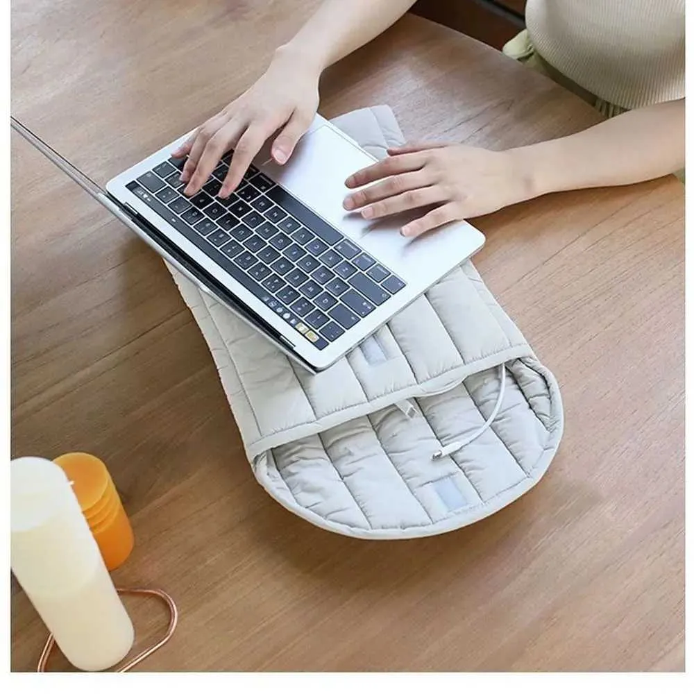 Geantă moale pentru laptop, rezistentă la apă, 11/13/15 inch, carcasă pentru notebook, rezistentă la șocuri, din bumbac brodată pentru Lenovo/HP/C241011_voghion.com