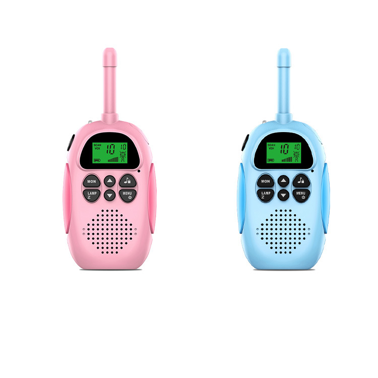 2 stk. walkie-talkie til børn, trådløs 3 km opkald, USB-opladning til udendørs forældre-barn interaktivt legetøj_voghion.com