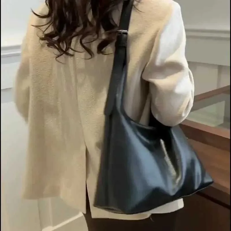 Módní korejská verze Velkokapacitní Jednoduchá Crossbody Taška Dámská Kabelka Jednoduchá Neformální Dojíždění PU Kůže_voghion.com