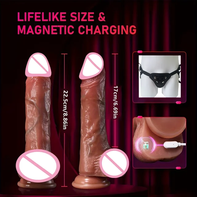 Realistischer Vibrator Für Analstimulation Mit Heizfunktion_voghion.com