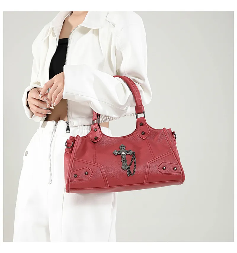 Borsa a spalla donna vintage borsa a tracolla design di lusso_voghion.com
