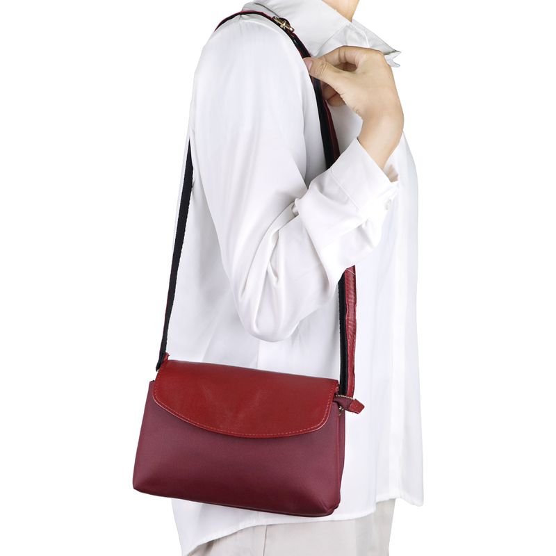 URBAN MASTER Double-layer Zipper Mini Messenger Bags, Waterproof Simple Flap Phone Bag, Casual Shoulder Purse For Women_voghion.com