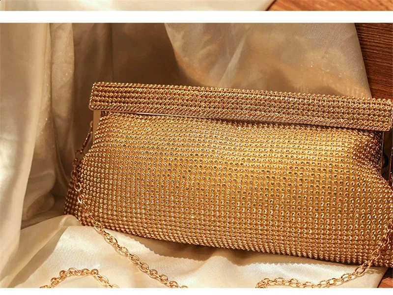 Pochette da sera per donna elegante borsa a tracolla_voghion.com