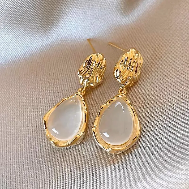 Charm Ear Stud Designer Pearl Engagement Gold Plated for Women Earrings Wedding Party Jewelry_voghion.com