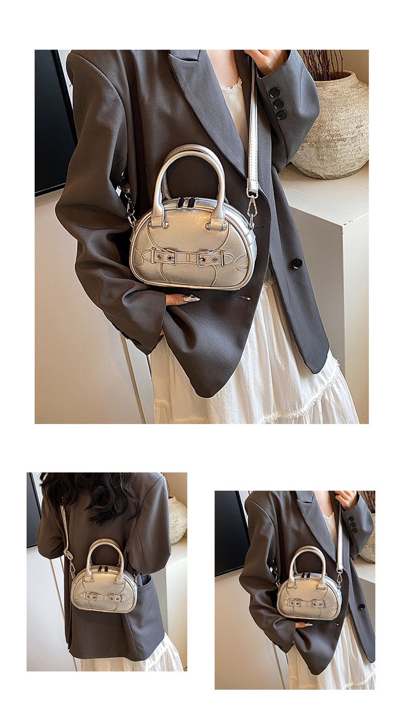 Modische Bowlingtasche zum Miehmen für Damen im Sommer 2024, neue, einfache und vielseitige Umhän,_voghion.com