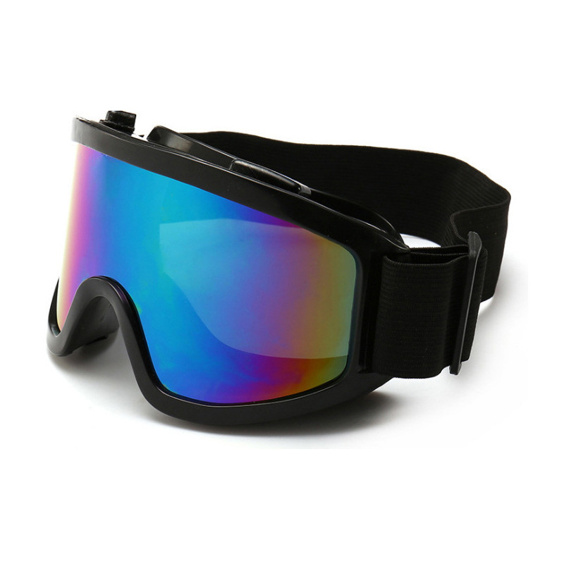 Gafas de sol unisex para exteriores a prueba de viento para hombres y mujeres Gafas deportivas para montar en motocicleta con película de color a prueba de viento Ventiladores de arena equipados con gafas de esquí