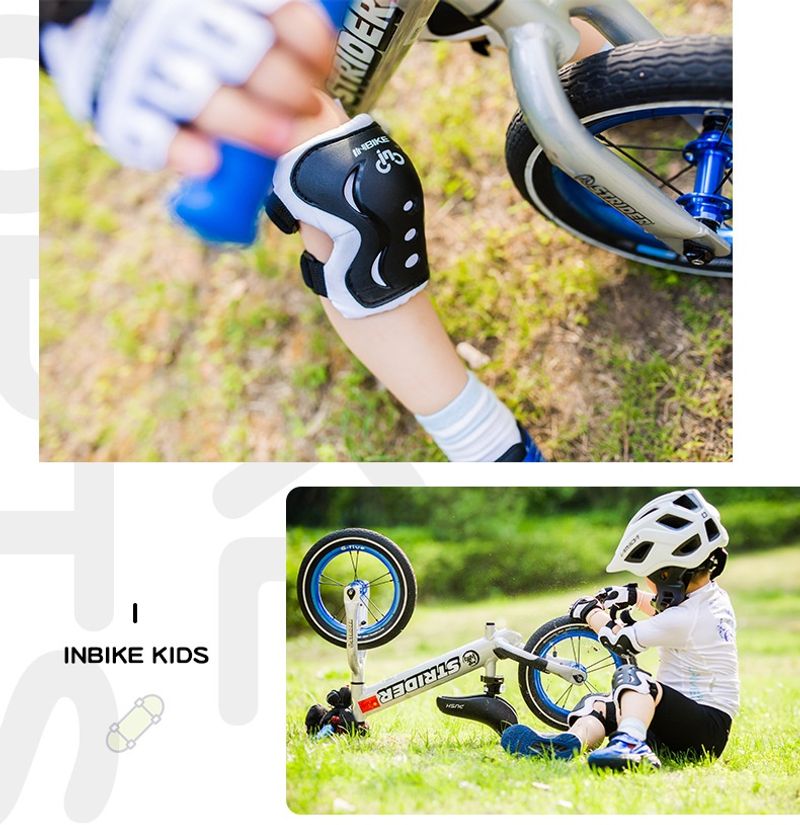 INBIKE balance bike gear, half children's gloves, full finger skateboard riding anti-collision safety protective gear_voghion.com