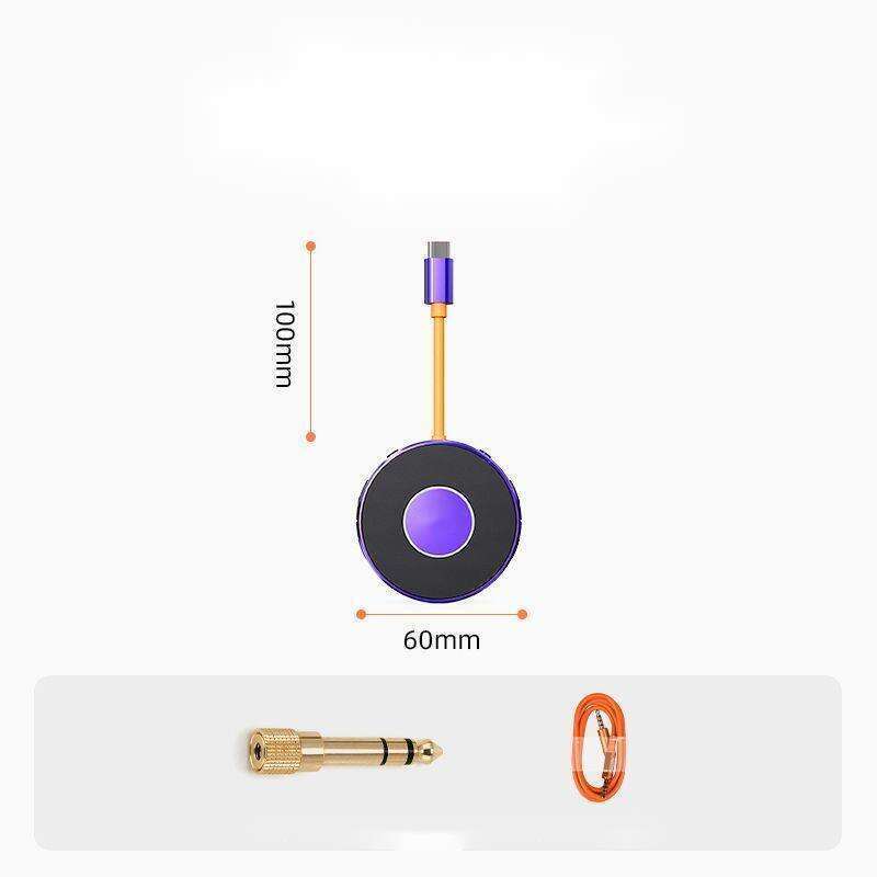【 Eliminate Noise 】 Sy Forest Island UFO External Sound Card Portable Live Recording Instrument Mobile Computer Android_voghion.com