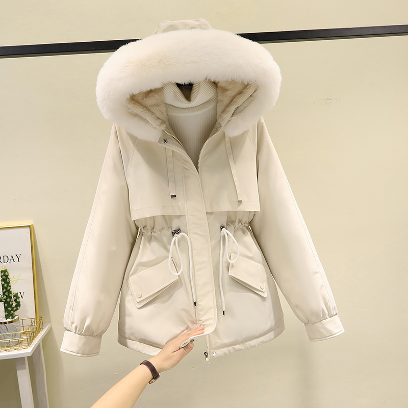 Vêtements pour femmes petite veste matelassée en coton manteaux d'hiver veste matelassée en coton