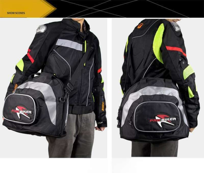 Pro Bike Motorcycle Rider Outdoor Sports Cycling Large Capacity Luggage Full Bag Half Helmet_voghion.com