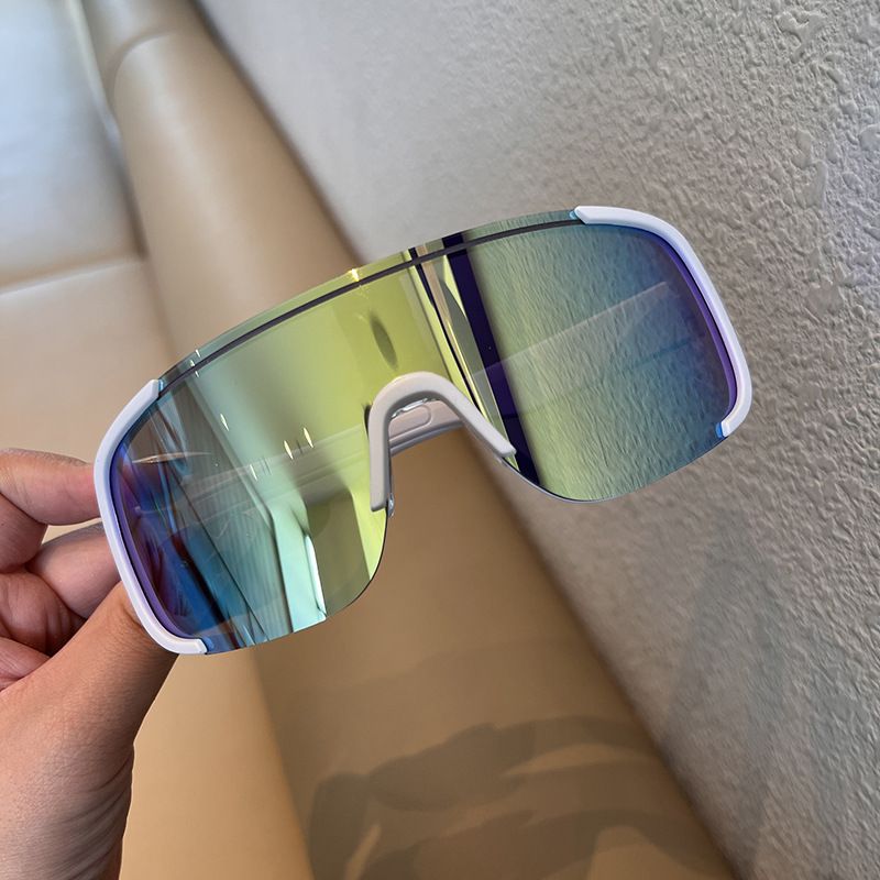 Outdoor sports riding mountaineering skiing windproof protective sunglasses Black super frame slim motorcycle glasses_voghion.com