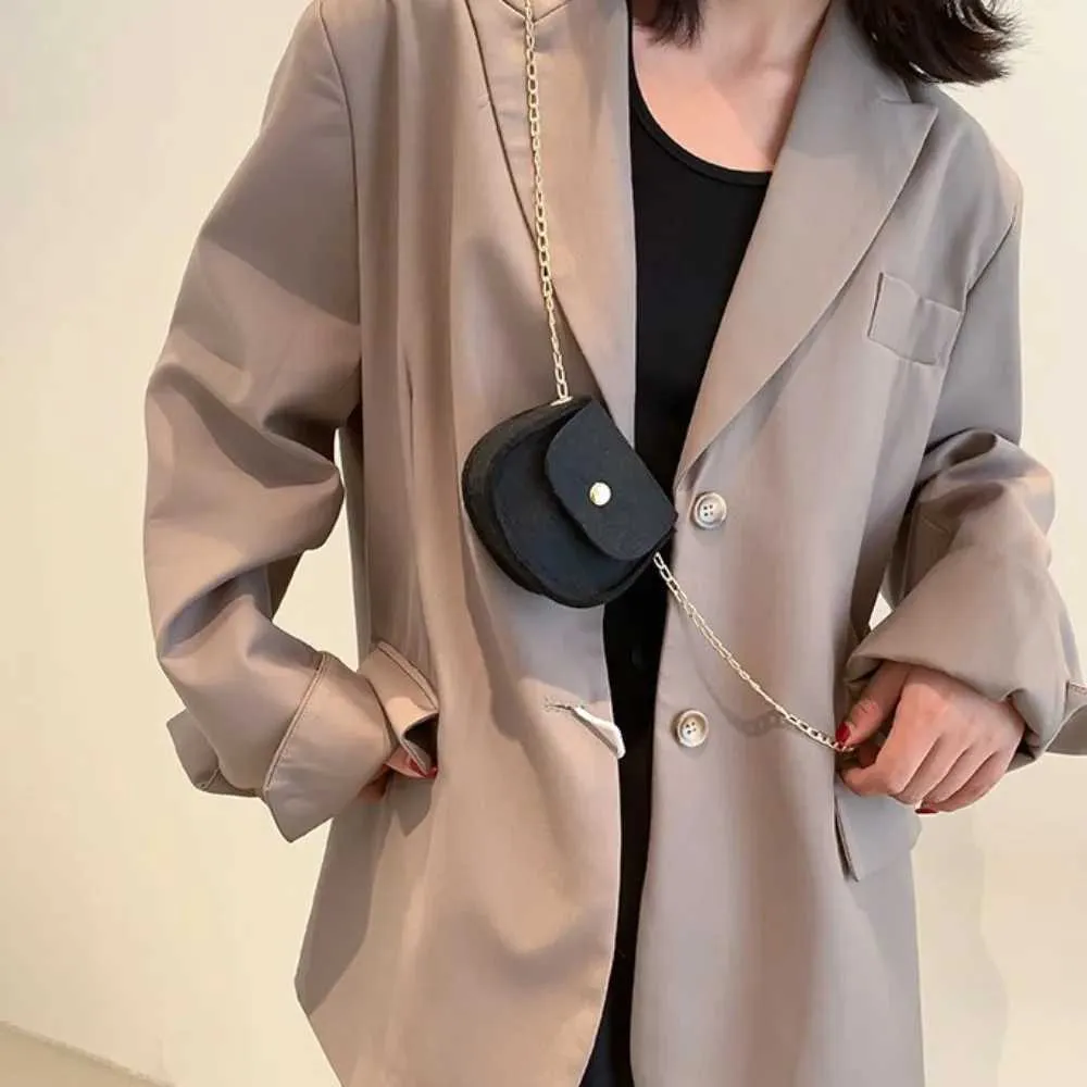 Genți de mână pentru femei, model mini cu piatră, model din pâslă, design de designer, lanț cu închidere, pungi mici, portofel cu un singur pătrat_voghion.com