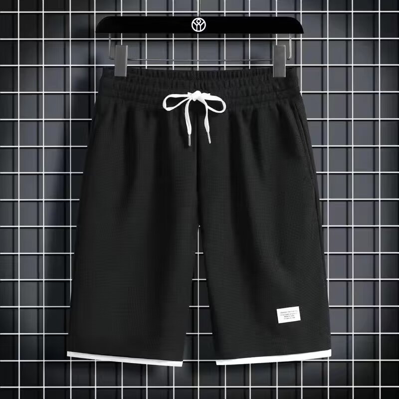 Pantaloncini waffle uomo estivi leggeri e alla moda_voghion.com
