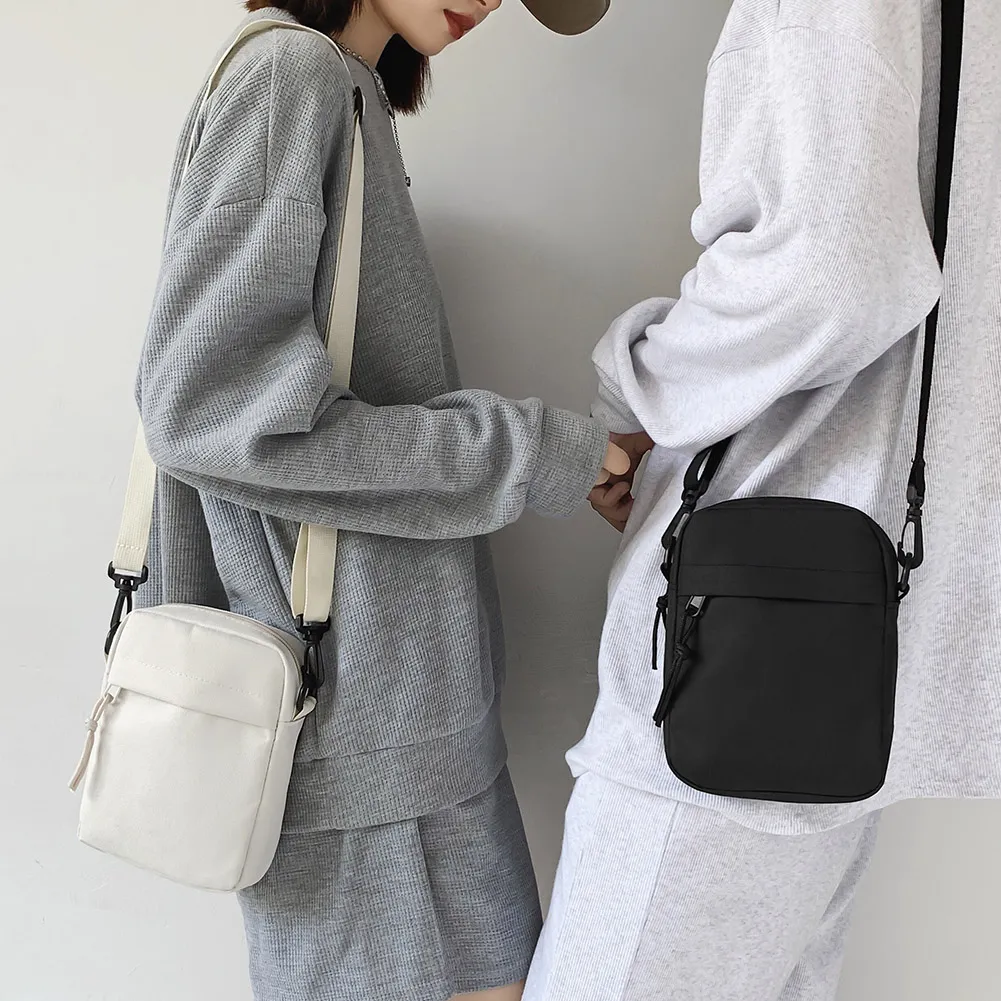Ladies Fashion Square Sling Handbags Portable Elegant Solid Color Adjustable Strap Simple For Weekend Vacation_voghion.com