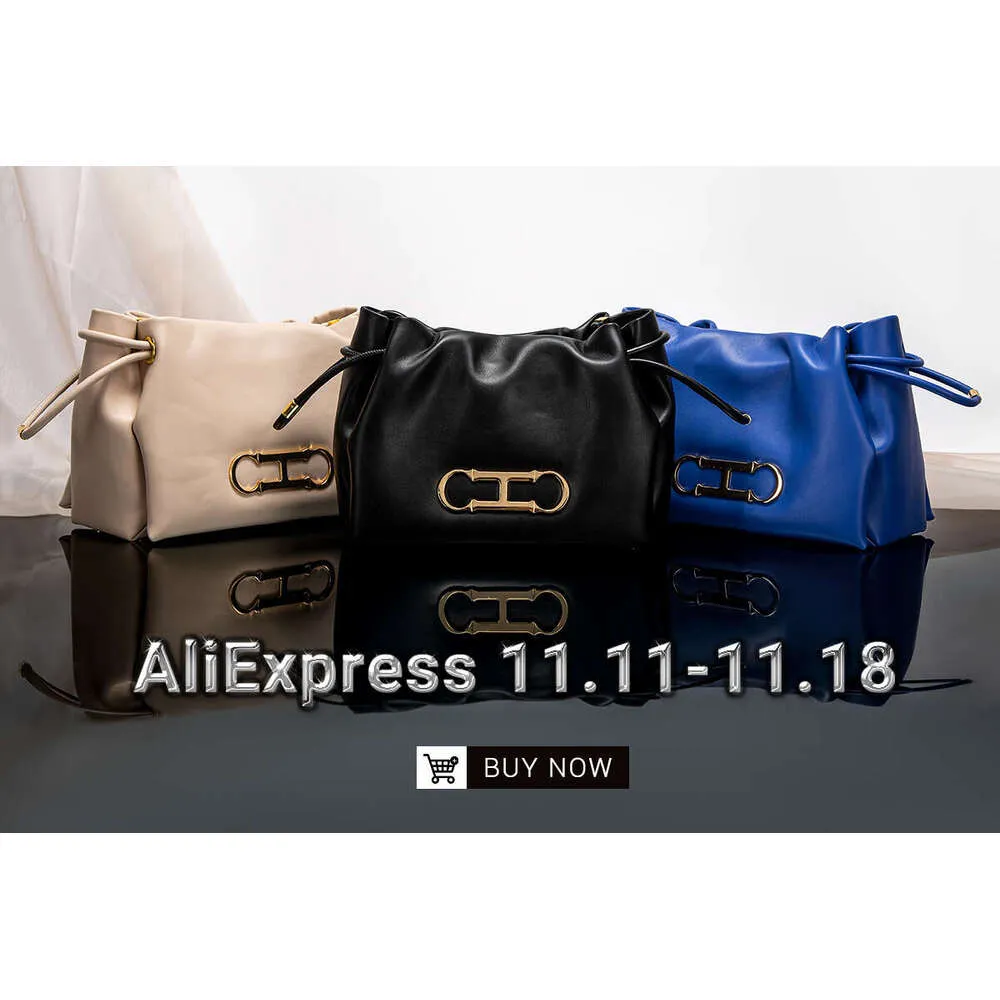 Pink Bucket Bag Large Capacity Shoulder Bag Fashion Handbag_voghion.com