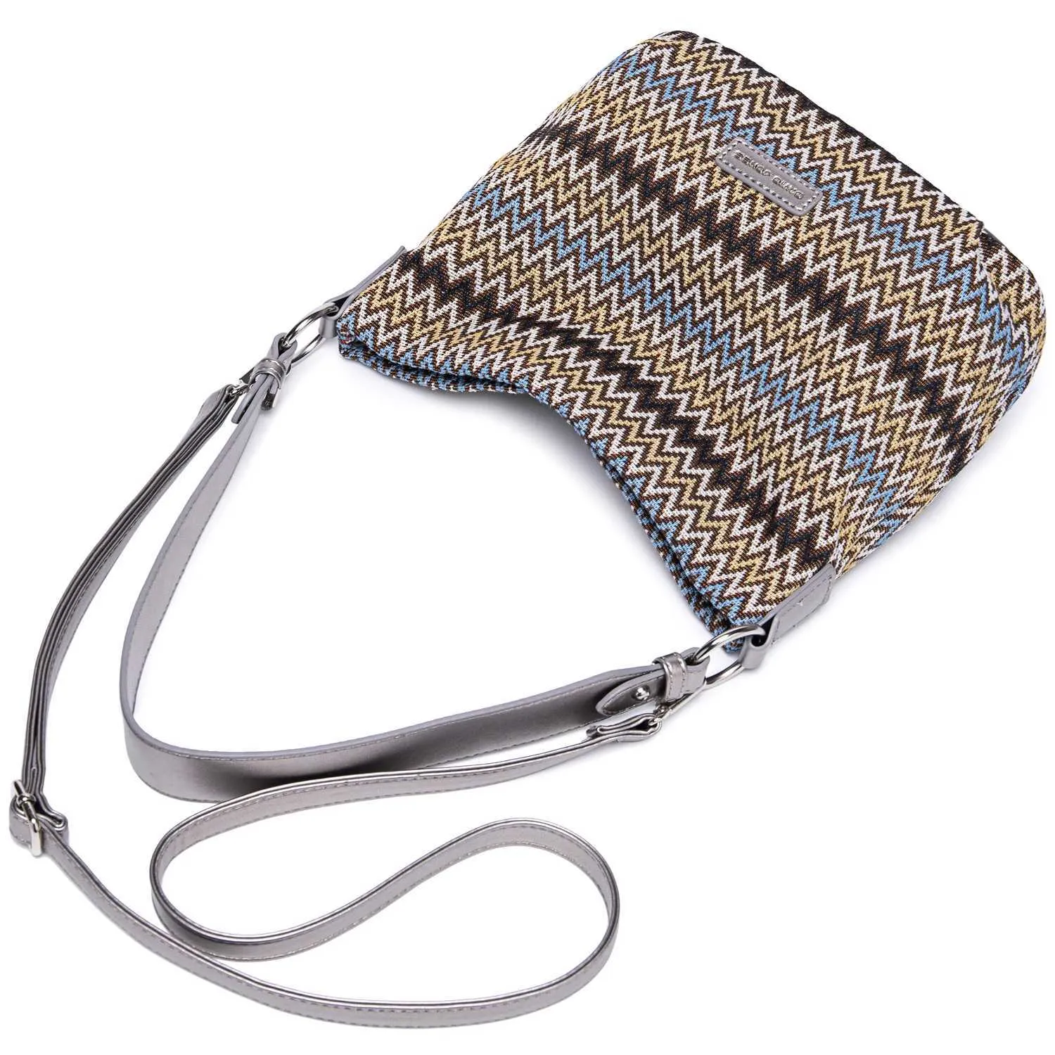 David Jones Original Stilvolle Handtaschen für Frauen Marke Schulter Messenger Weiche Polyester Top Griff Tasche Crossbody_voghion.com
