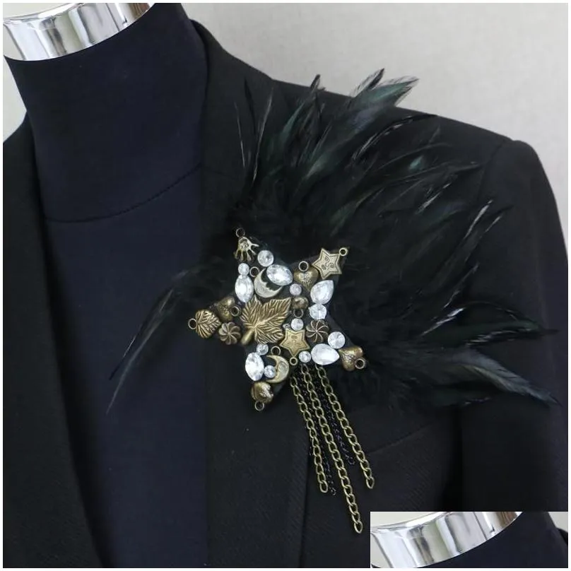 Ace, ace broșe butonieră cleme guler broșă Pin costum de nuntă banchet pene floare Cor petrecere bar bijuterii Shoder_voghion.com