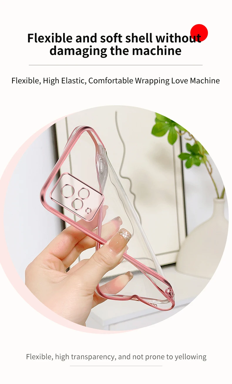 Shiny Gradient Phone Case For Vivo Smartphone Electroplated_voghion.com